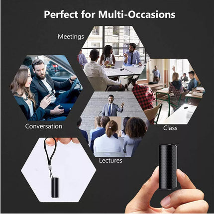 Portable Mini Spy Voice Recorder Audio MP3 Player Sound Recording Device 16G