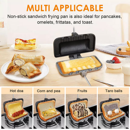 Sandwich Toastie Maker Toaster Machine Breakfast Non-Stick Camping Stove Toaster