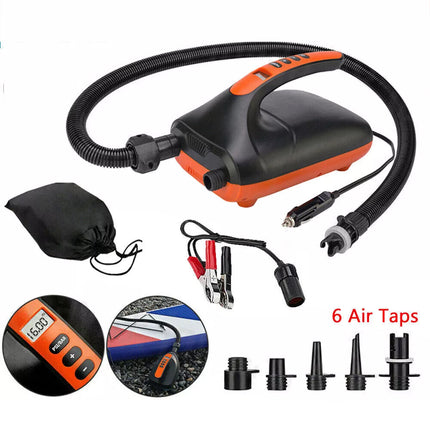 20PSI 12V Dual Stage Electric Air Pump for Inflatable Boat SUP High Pressure