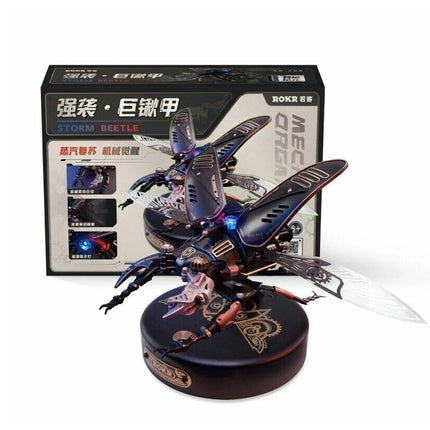 Storm Beetle DIY Moveable 3D Plastic Puzzle Series Steampunk Gift for Adult