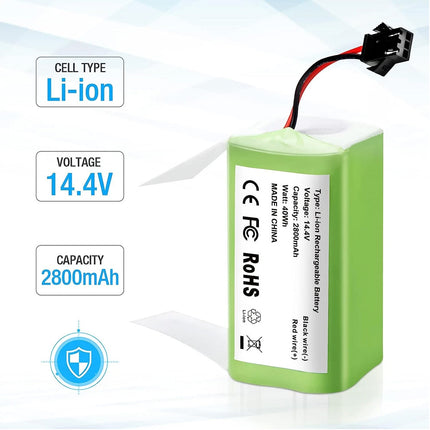 Replacement Battery for Eufy RoboVac 35C 11 11S MAX 12 15 2800mAh Li-ion Battery