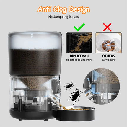 4L Smart Pet Feeder Dog Cat Feeder Wifi APP Control Automatic Food Dispenser
