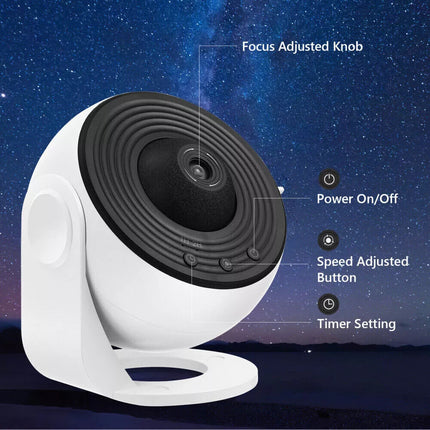 13in1 Planetarium Galaxy Starry Sky Projector LED Night Light Rotating Star Lamp