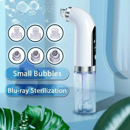 Electric Blackhead Remover Vacuum Pore Face Facial Suction Acne Cleaner Kit