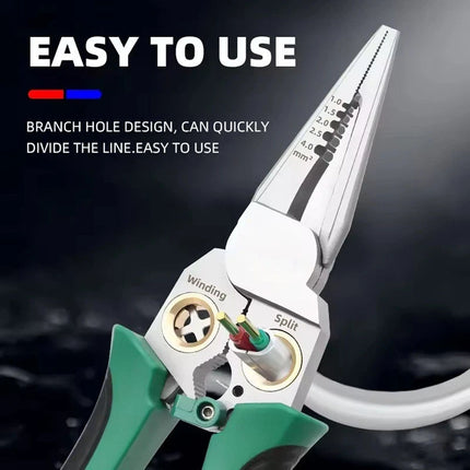 8 in 1 Wire Stripper Tool with Voltage Tester and Cable Cutters for Electricians
