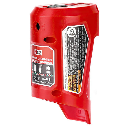USB Power Source Charger Adaptor For Milwaukee 48-59-1201 M12 Li-Ion Battery