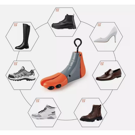 1PC Shoe Stretcher Men Women Boot Stretcher Stretch Width Expander W/Shoe Horn EUR 40-47