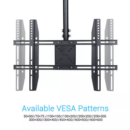 Ceiling Roof TV Mount Wall Bracket Tilt 25" 27" 32" 37" 47" 55" 60" 65" LCD LED