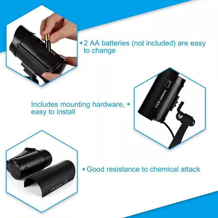 4 Sets Flash LED Light Fake Dummy Camera Night Security Surveillance CCTV