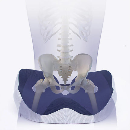 Office Chair Seat Cushion for Sedentary Support Comfort Pillow Pad Home Use Blue