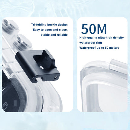 Invisible Dive Case Fit for Insta360 X4 Action Camera with Bracket Accessories