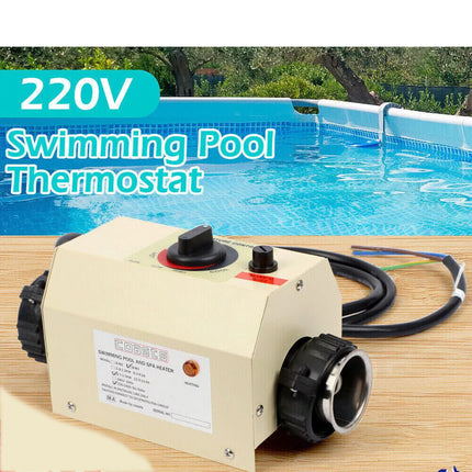 SPA Heater 3KW Electric Swimming Pool and Heating Tub Water Heater Thermostat