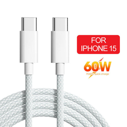 White Fast Pro Max Plus Ipad Type C Adapter Apple Iphone 15 16 Cable Charger Charging 2m