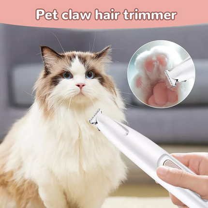 Dog Paw Trimmer Fully Waterproof Pet Hair Trimmer with LED Display Dog Clippers