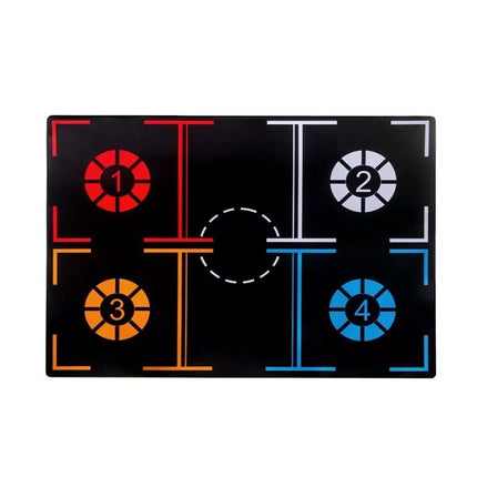Basketball Training Mat Anti-Slip Crossover Steps Indoor Dribbling Equipment Kid 670*940mm