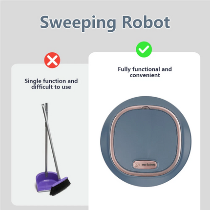 Smart Sweeping Robot Vacuum Cleaner Rechargeable Automatic Floor Mop Sweeper