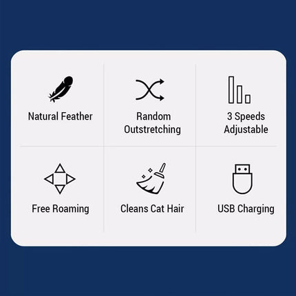 Interactive UFO Cat Toy Electric Teaser Pet Entertainment Fun Toy for Cats