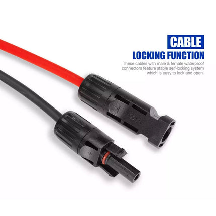 10M Extension Cable Wire Connectors Solar Panel To Regulator 6mm² 10AWG 12AWG
