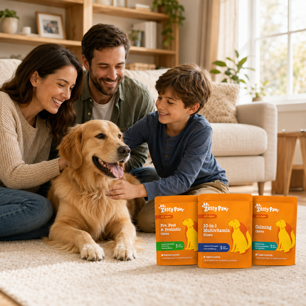 Zesty Paws Dog Mixed 3-Pack Probiotic Multivitamin Calming 15 Travel Chews
