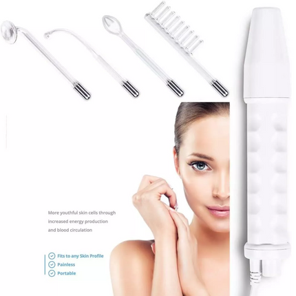 Portable High Frequency Skin Care Therapy Wand Machine Acne Treatment Handheld