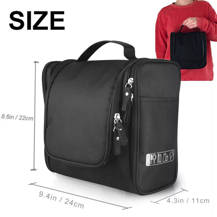 Hanging Toiletry Bag Large Kit Folding Makeup Organizer for Men & Women Travel