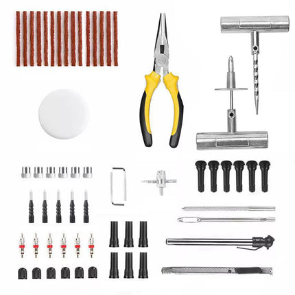 4WD Offroad 148PCS Tyre Puncture Repair Recovery Kit Heavy Duty Plugs Tubeless