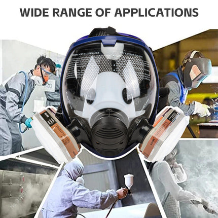 15in1 Respirator Full Face Mask Respirator Paint Chemical Spray Painting Mask