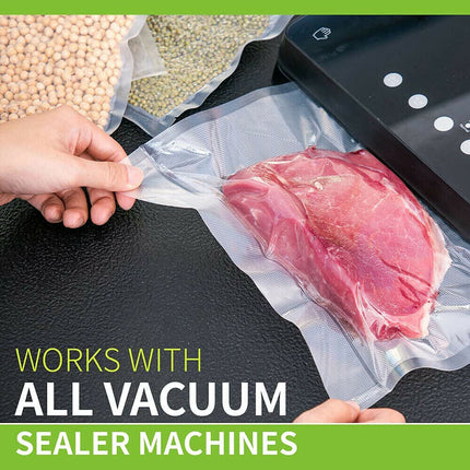 4 Rolls Vacuum Food Sealer Saver Bag Seal Storage Commercial Grade (25cm X 6M)