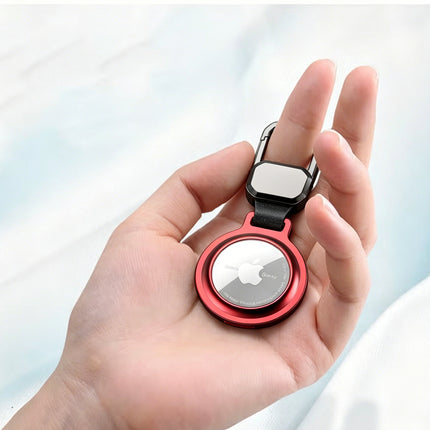 For Apple AirTag Heavy Duty Metal Case Air Tag Shell Shockproof Cover Red