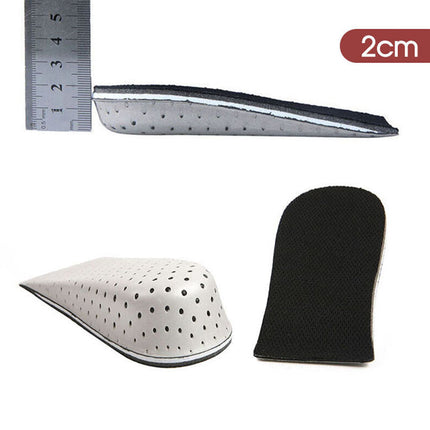 Insole Heel Lift Insert Shoe Pad Height Increase Cushion Elevator Taller Unisex