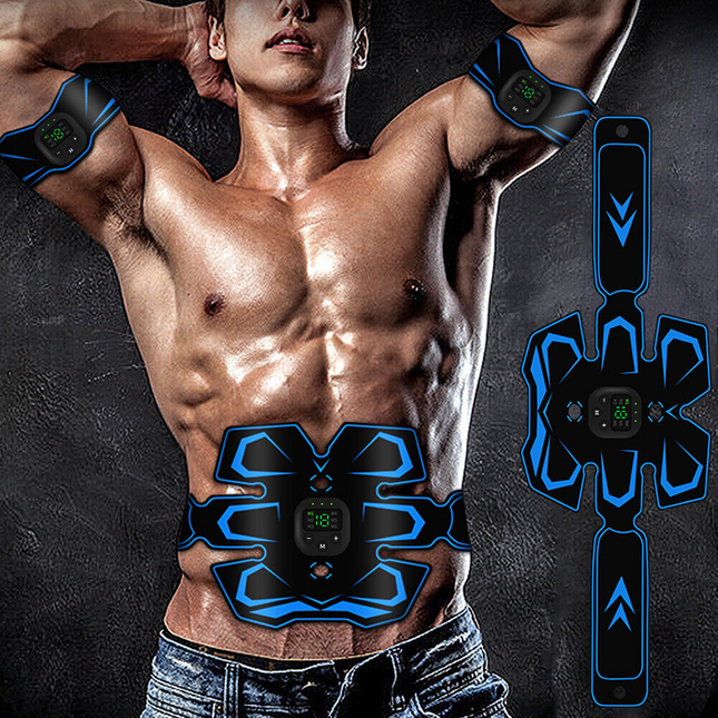 ABS Body Fitness EMS Abdominal Stimulator Arm Muscle Trainer Belt Toner Training