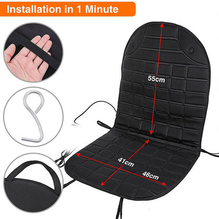 Heated Car Auto Seat Warmer Cushion Cover 12V Universal Winter Heated Seat Pad