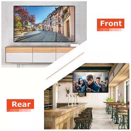 150" 16:9 Projector Screen Electric Motorised Projection 3D Home Cinema Foldable