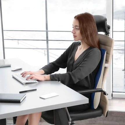 Back Cushion Lumbar Support Cushion Memory Foam Ergonomic Support Pillow