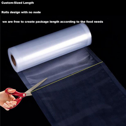 Food Vacuum Sealer Bags Rolls Vaccum Food Storage Saver Seal Bag Pack 5 Rolls 20cm*5m