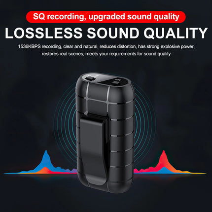 500 hrs HD recording Mini voice activated recorder listening device 64 GB record