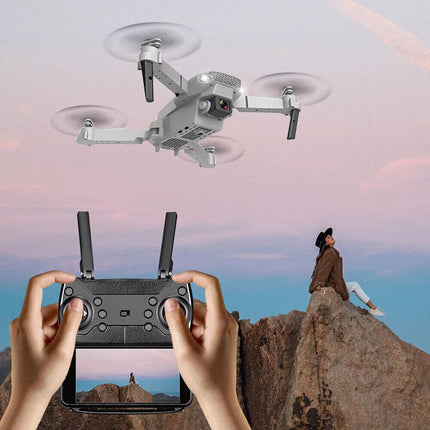 4K 1080P Drone WIFI FPV Camera 3 Batteries Foldable Selfie RC Quadcopter