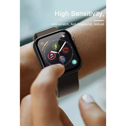Black For Apple Watch Case Cover iWatch Series 10 42mm Screen Protector