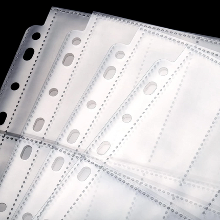 9 Pocket Cards Sleeves Clear Trading Card Binder Sleeves Cards Storage 60 Pages