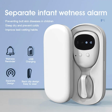 High‑Sensitivity Wireless Bedwetting Pee Alarm with Loud Sound & Strong Vibratio