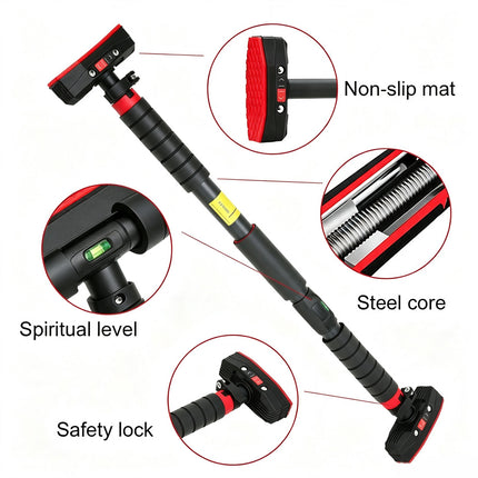 Adjustable Pull Up Bar for Doorway 70-100CM Chin Up Home Gym Workout Bar