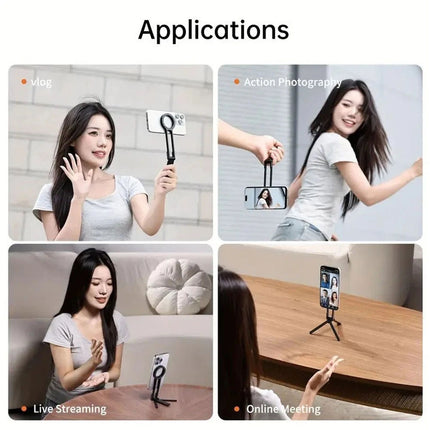 Foldable Phone Holder Desktop Lazy Tripod Cell Phone Stand For Magsafe
