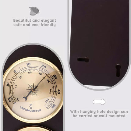 3 in1 Barometer Weather Station Thermometer Barometer Hygrometer,for Home/Office