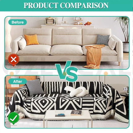 Sofa Towels Couch Throw Cover Blanket Lounge Slipcover Protector Chenille Decor 180*300cm