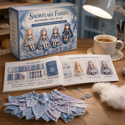 Snow Fairy Patchwork DIY Collection, Fun  Fairies Patchwork Sewing Craft Kit