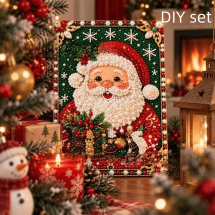1Pcs Sun Catcher Christmas Diamond Painting Kit Door Decoration
