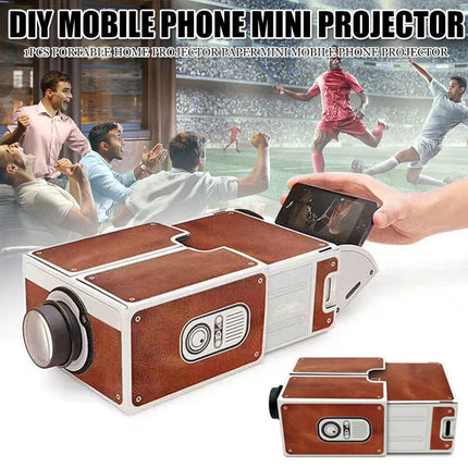 DIY Smartphone Projector Portable Mobile Phone Theater Cinema Universal Phones