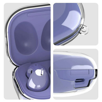 2 Pcs Silicone Protective Cover Case Clear Samsung Galaxy Buds 2 Live Pro Earbuds With