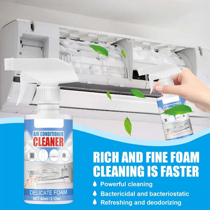 3PCS 60ml Air Conditioner Foaming Cleaner Air Con Coil Foam Cleaning Sprays