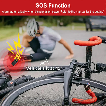 Vibration Sensing Alarm Kit for Bicycle Motorcycle with Remote Controller 113dB Sound